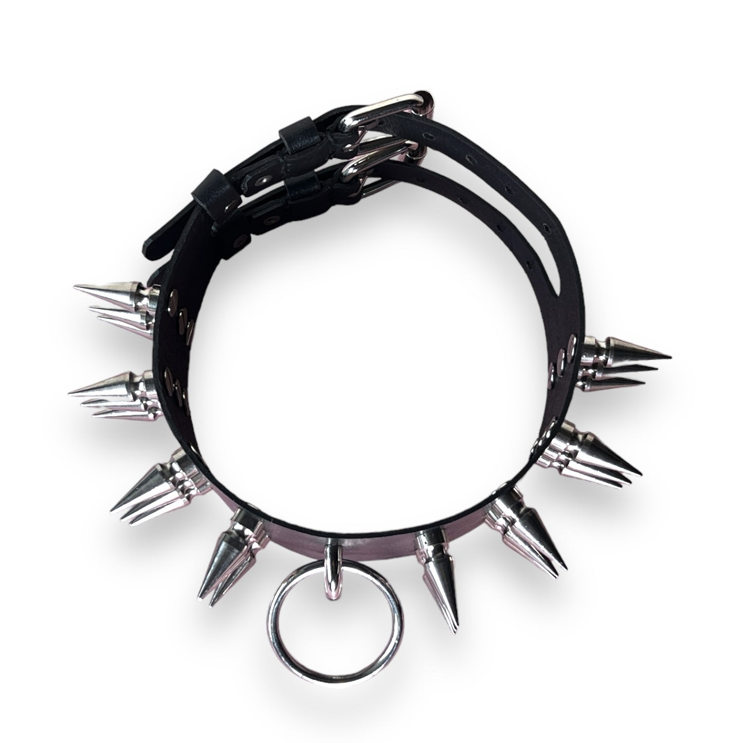 leather subculture handcrafted collar