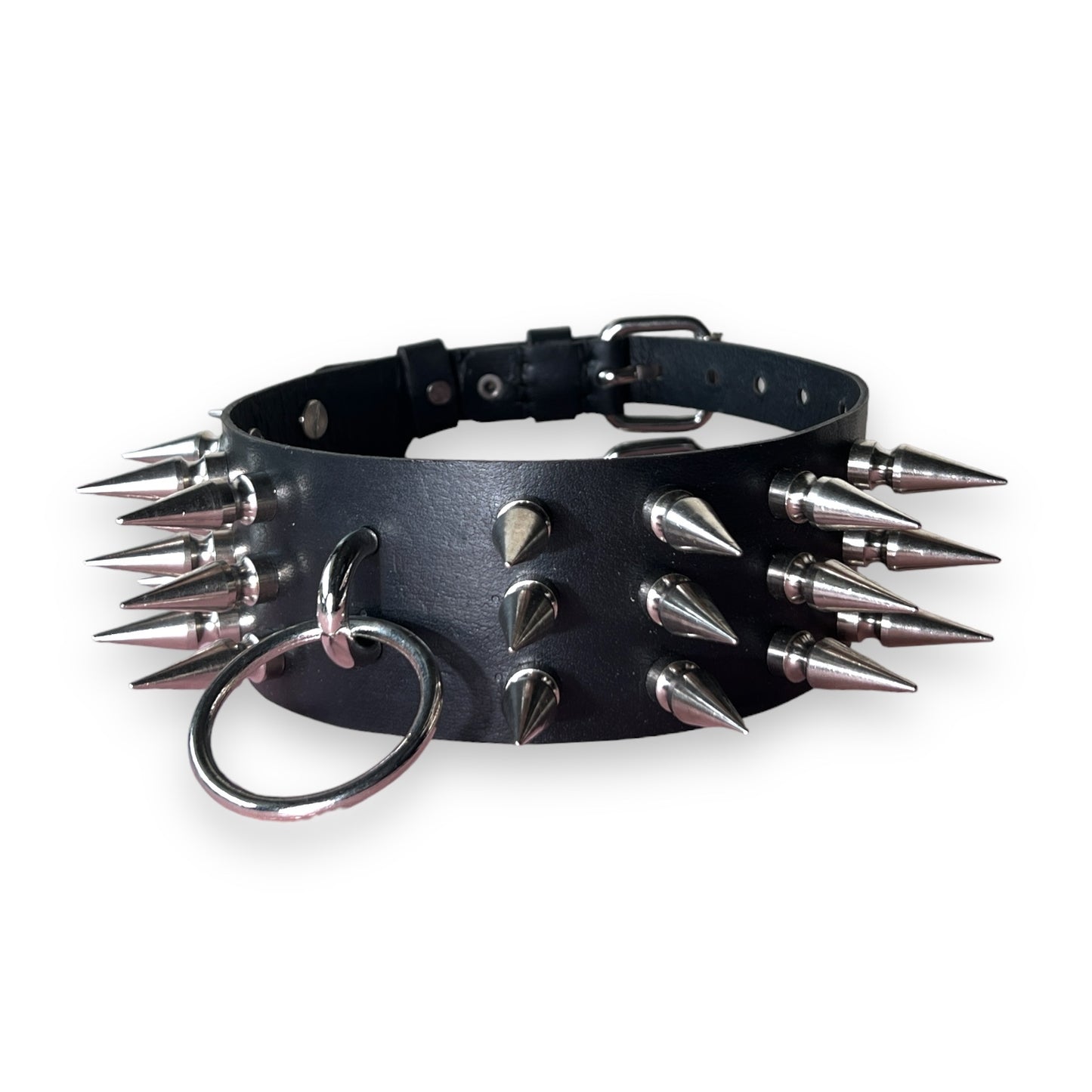 leather subculture handcrafted collar