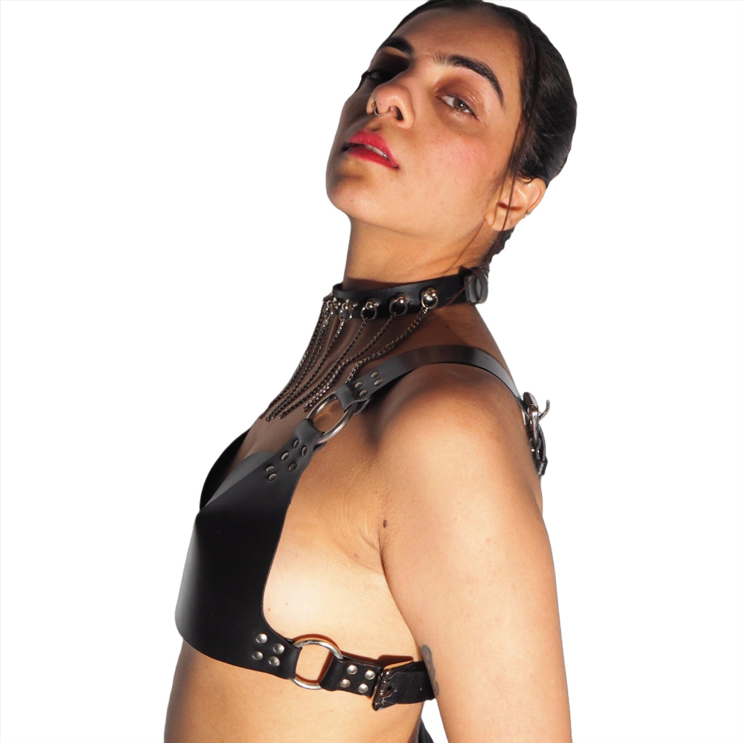 SUBCULTURE LEATHER BRALETTE - Subculture