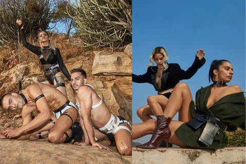Subculture leather fetish fashion featured in Homegrown interview
