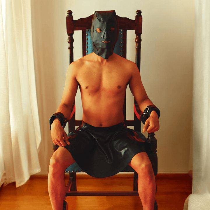 Latex and leather hoods sculpted for anonymity and bold expression by Subculture