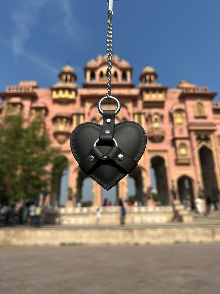 Leather bags totes and statement fetish charms by Subculture India