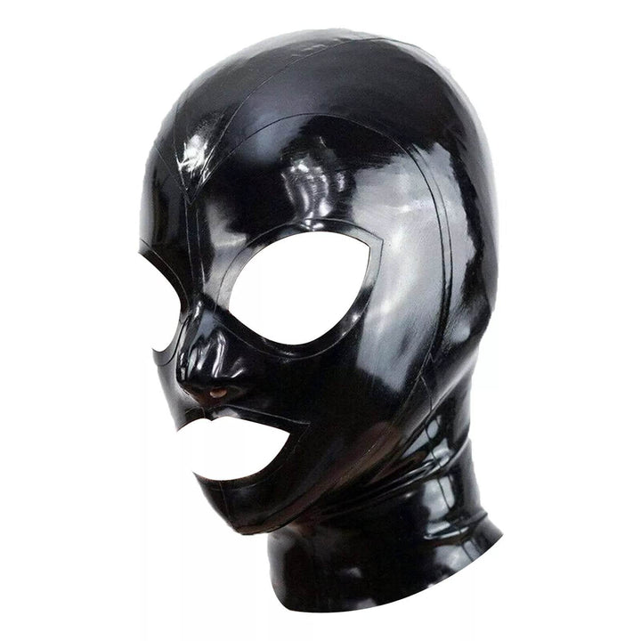 Latex Hood Mask, latex mask by Subculture, detail view