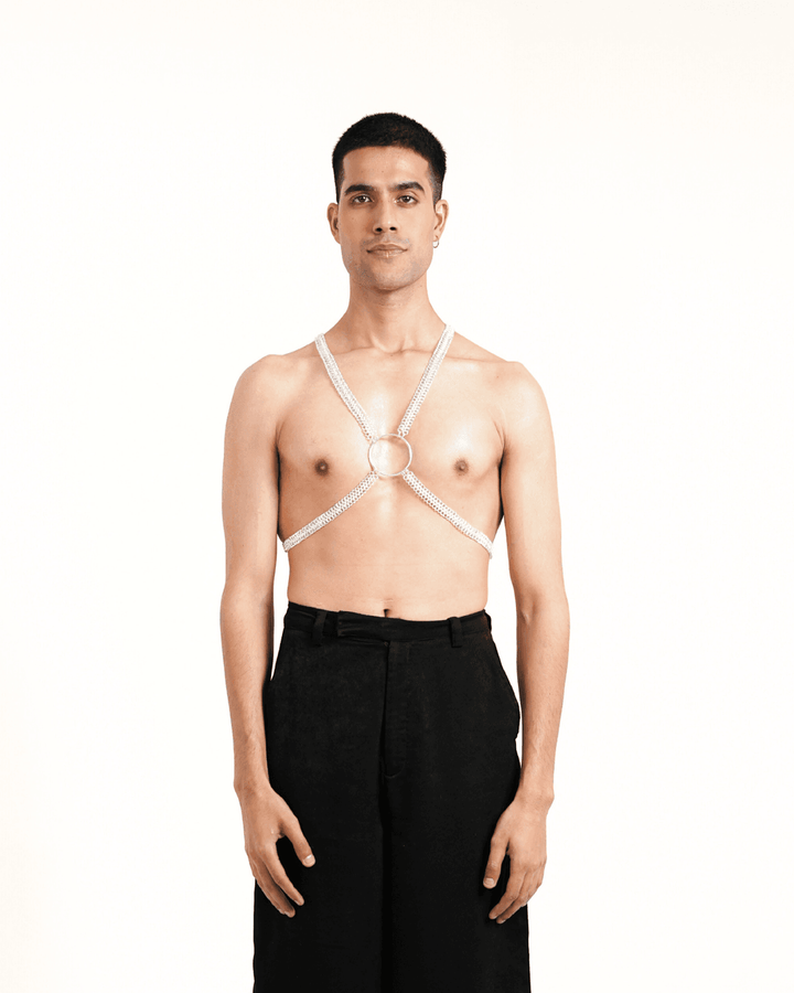 Spine Chain X Harness, genuine leather harness by Subculture