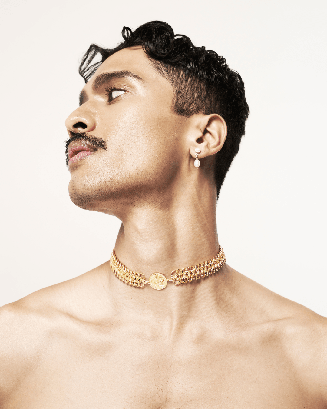Minotaur Choker, metal collar by Subculture