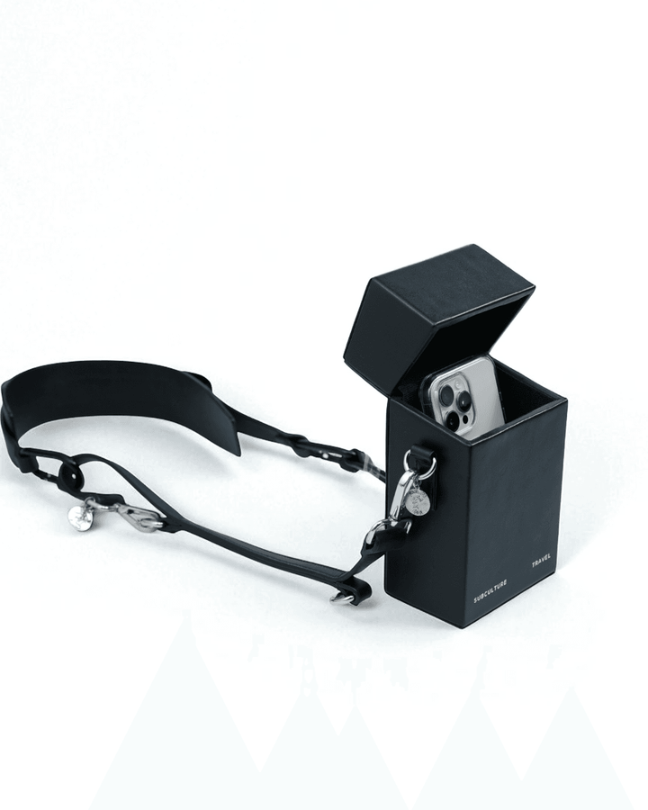 Pandora's Box Bag, genuine leather box bag by Subculture
