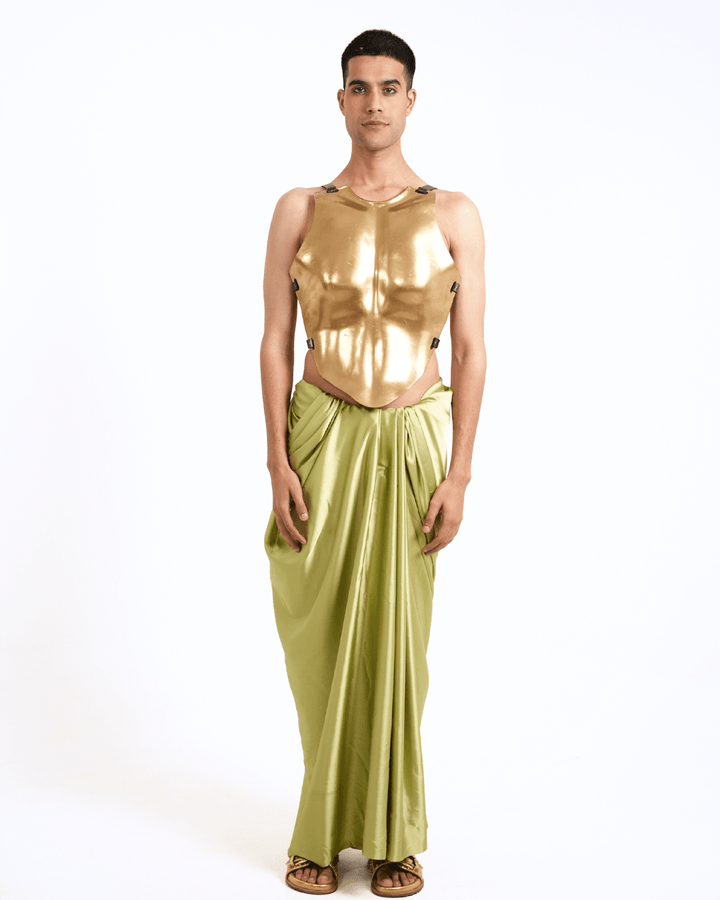 Apollo's Armour, metal body armour by Subculture, side view