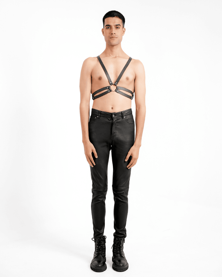 Subculture Unisex Trap Harness (Unisex), genuine leather body harness by Subculture
