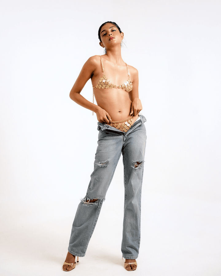 Ecstasy Bralette, metal bralette by Subculture