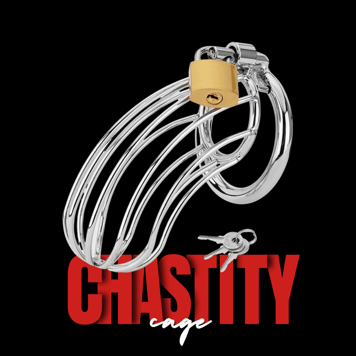Chastity Metal Cage Men, metal chastity cage by Subculture