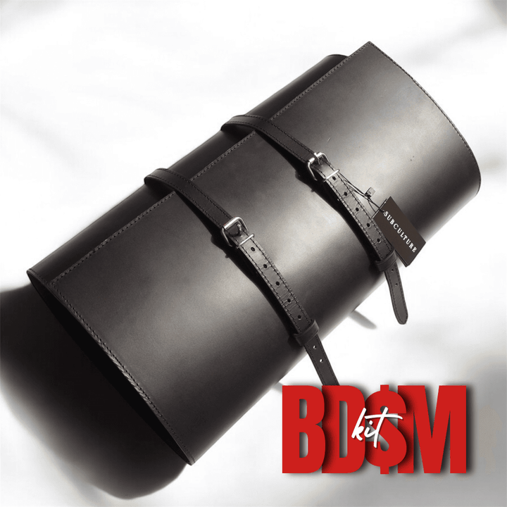 BDSM Kit, Bondage Kit, genuine leather fashion accessory by Subculture