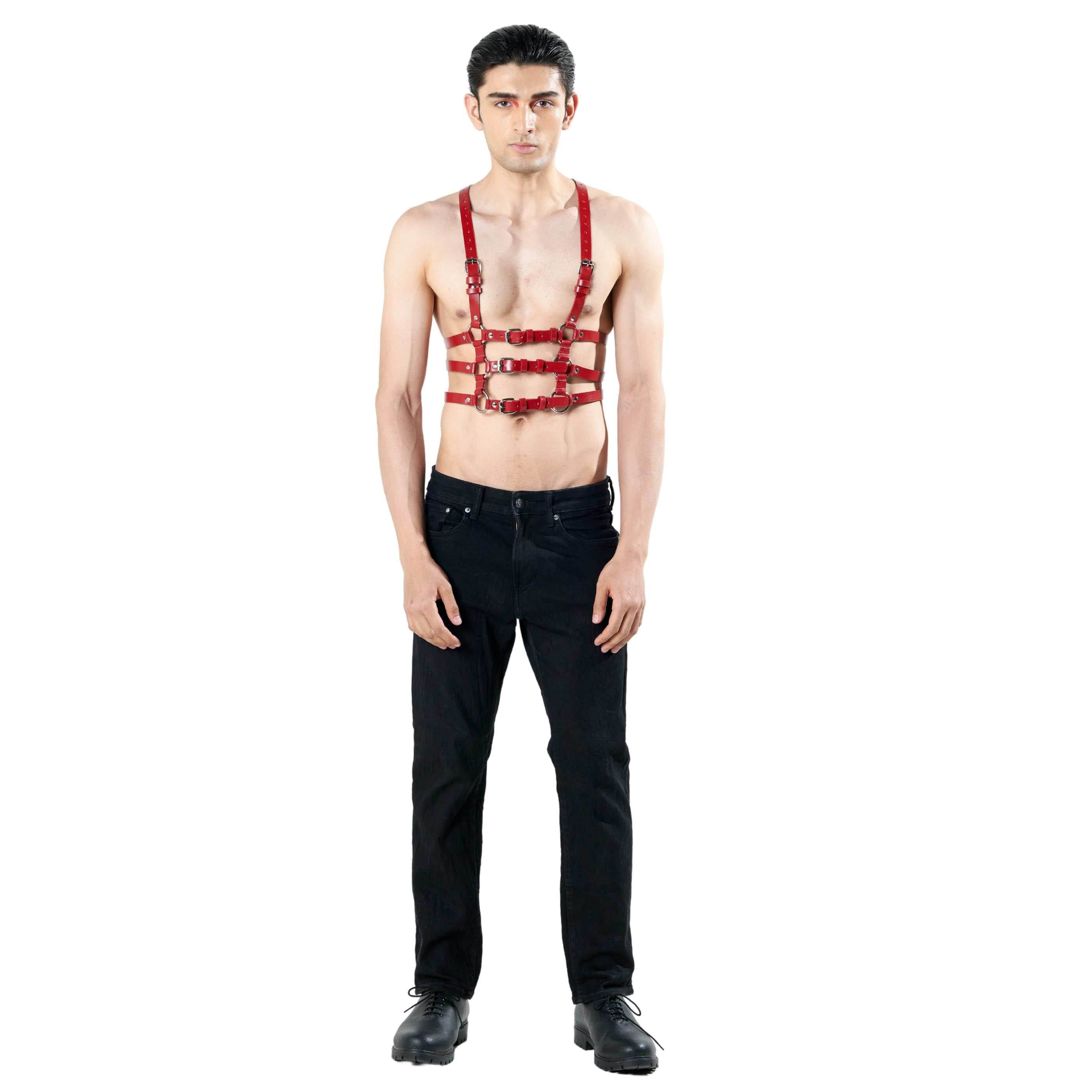 Ribcage Harness, genuine leather harness by Subculture