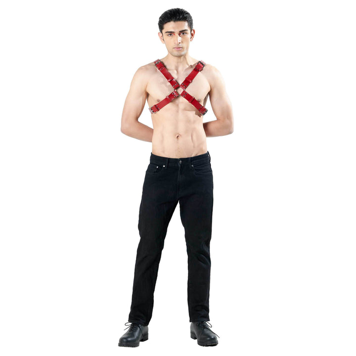 Classic X Harness, genuine leather harness by Subculture