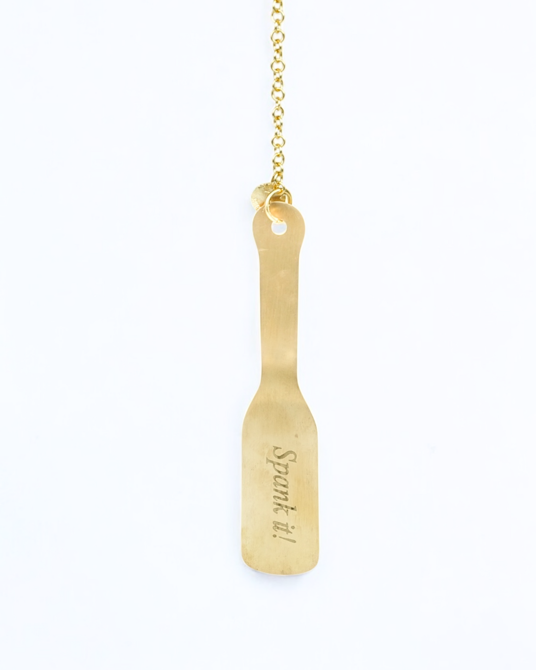 Spank it Metal Paddle Charm