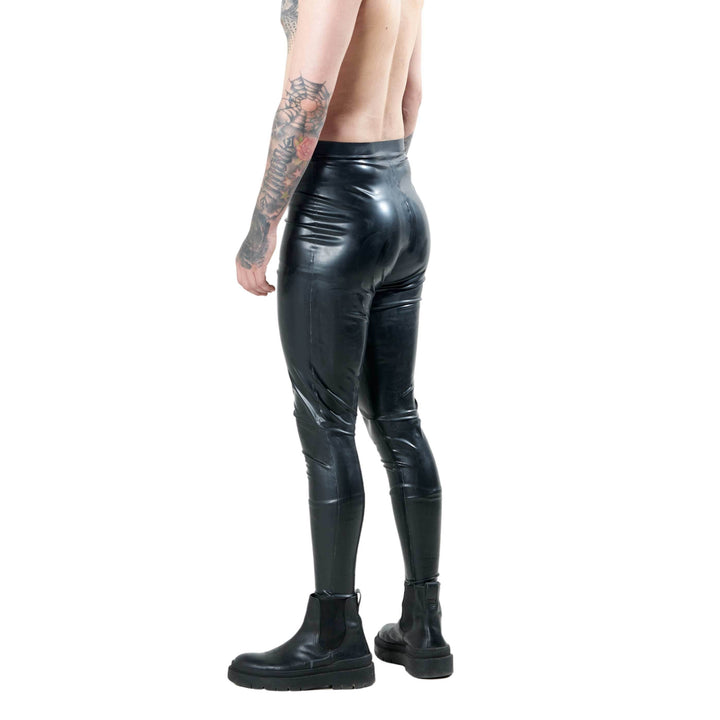 Latex Skinny Pants, latex pants by Subculture, detail view