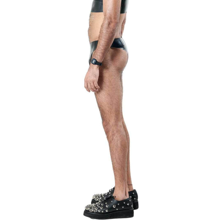 Latex Men Briefs, latex briefs by Subculture, detail view