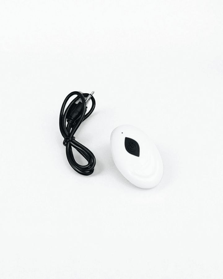 Butt Plug Vibrator, genuine leather anal toy by Subculture, detail view