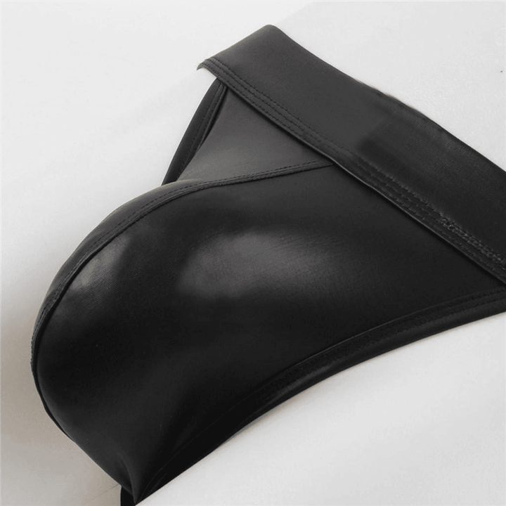 Dungeon Jockstrap, genuine leather jockstrap by Subculture, side view