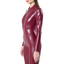 women natural latex catsuit fashion 