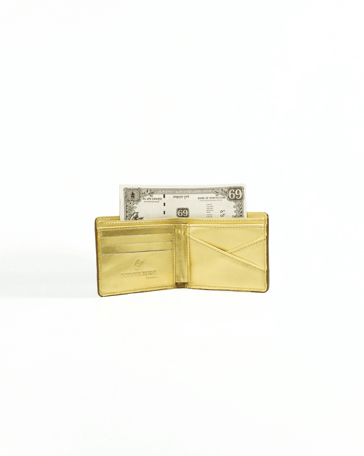 Condom Wallet, genuine leather wallet by Subculture, side view