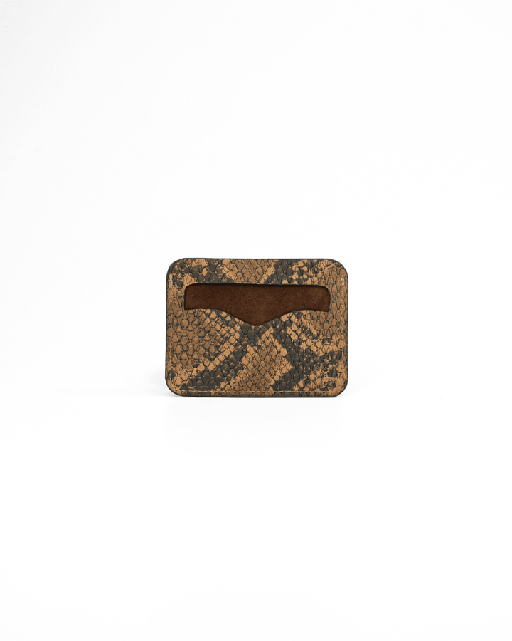 Card Holders, genuine leather card holder by Subculture, side view