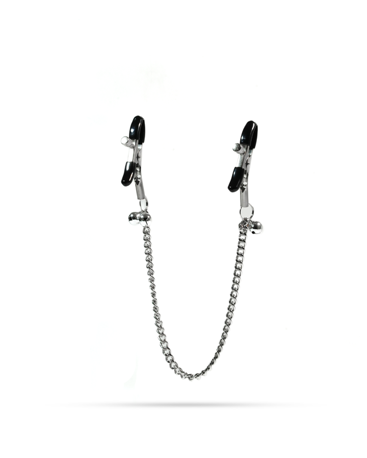 Nipple Clamps with Feathers - each clamp has a decorative feather, no chain, handcrafted by Subculture India