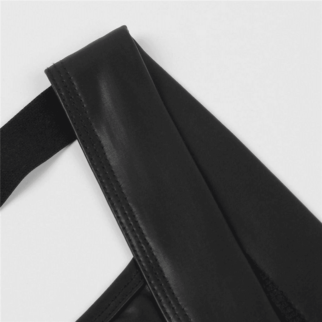 Dungeon Jockstrap, genuine leather jockstrap by Subculture, close-up