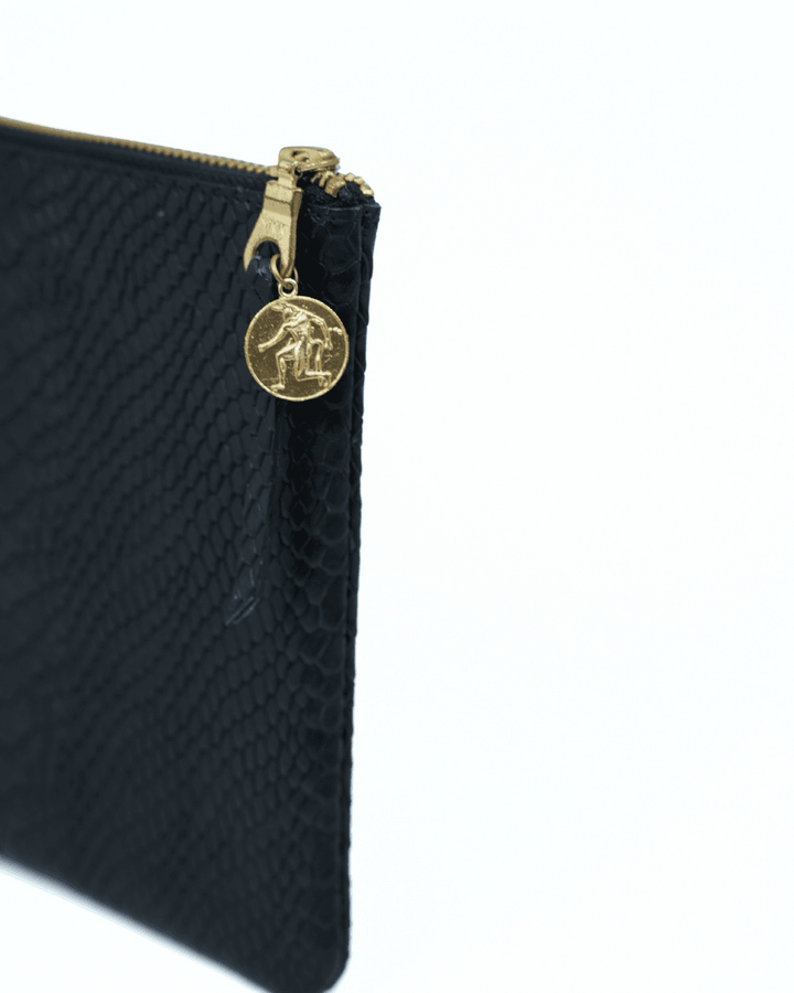 Subculture Leather Pouches, genuine leather pouch by Subculture, side view