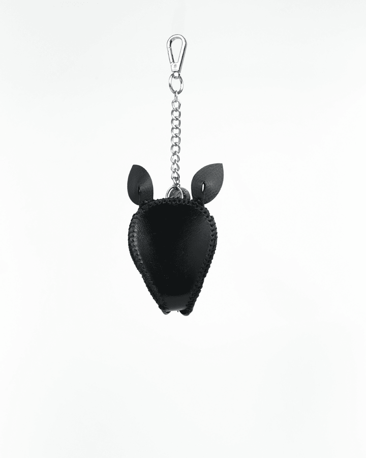 Pup Leather Charm, genuine leather charm by Subculture, detail view