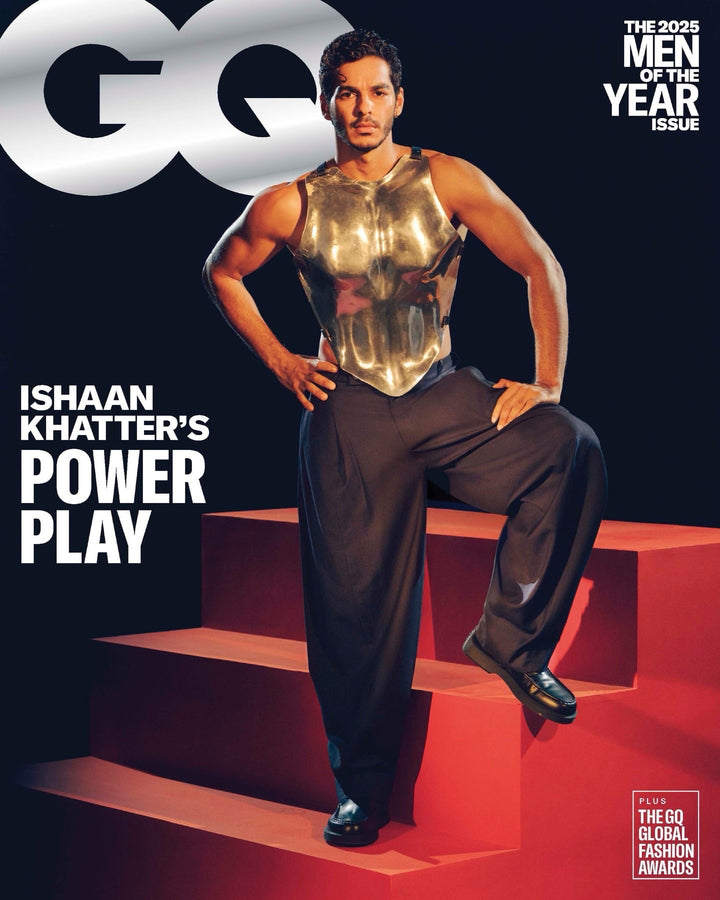 ishaan khattar for GQ in subculture metal armour