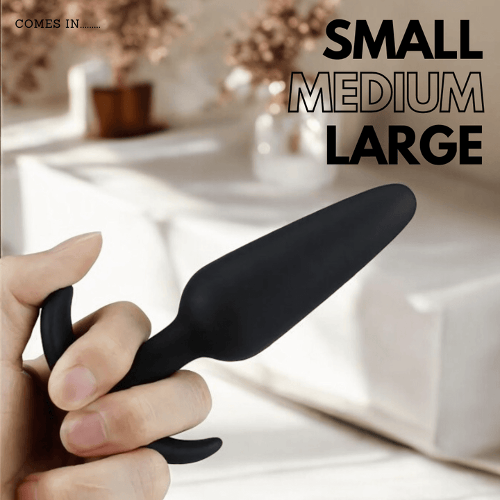 The Silicone Butt Toy Plugs, silicone anal toy by Subculture, detail view