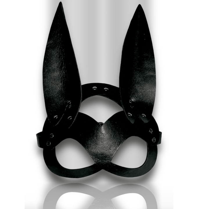 Subculture Bunny Mask, genuine leather mask by Subculture, detail view