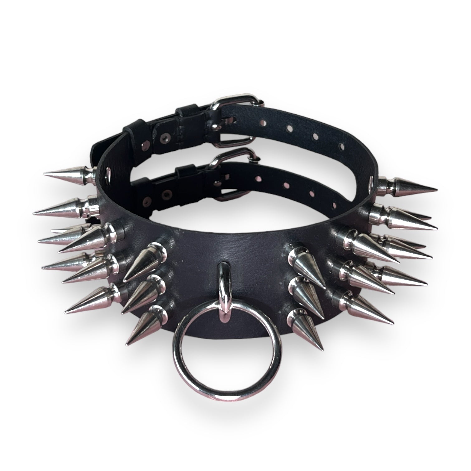leather subculture handcrafted collar