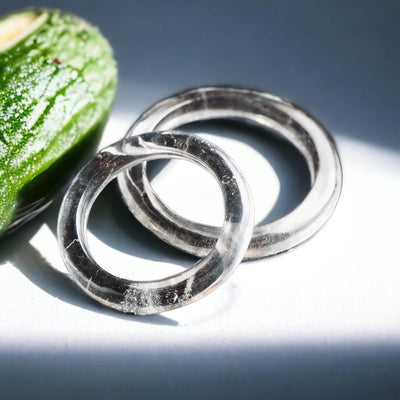 Rock Crystal Quartz Intimate Ring (Natural Gemstone), crystal gemstone intimate ring by Subculture