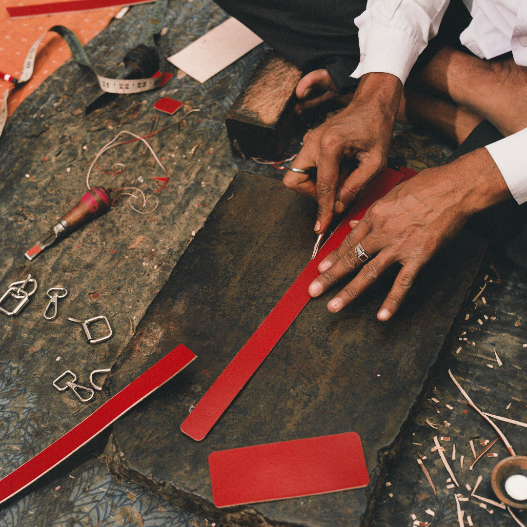 handcrafted leather goods jaipur india
