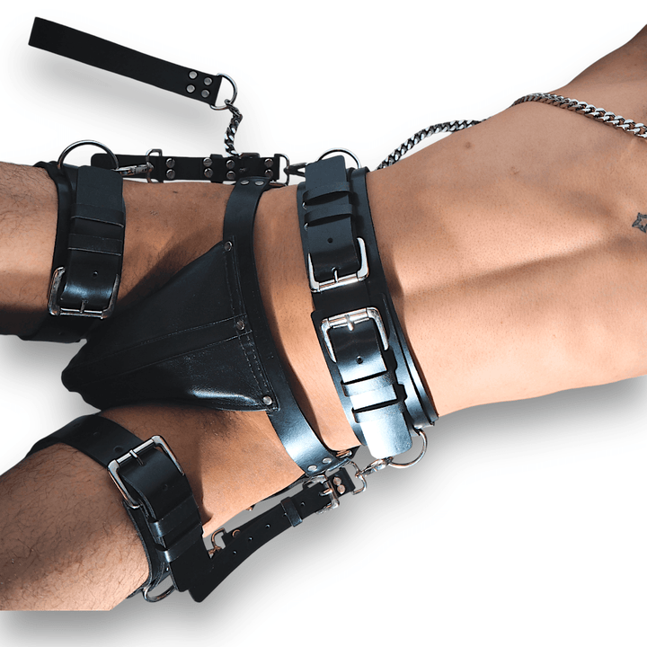 Subculture Dune Jockstraps, genuine leather jockstrap by Subculture, detail view