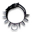 leather spike fashion accessories choker collar