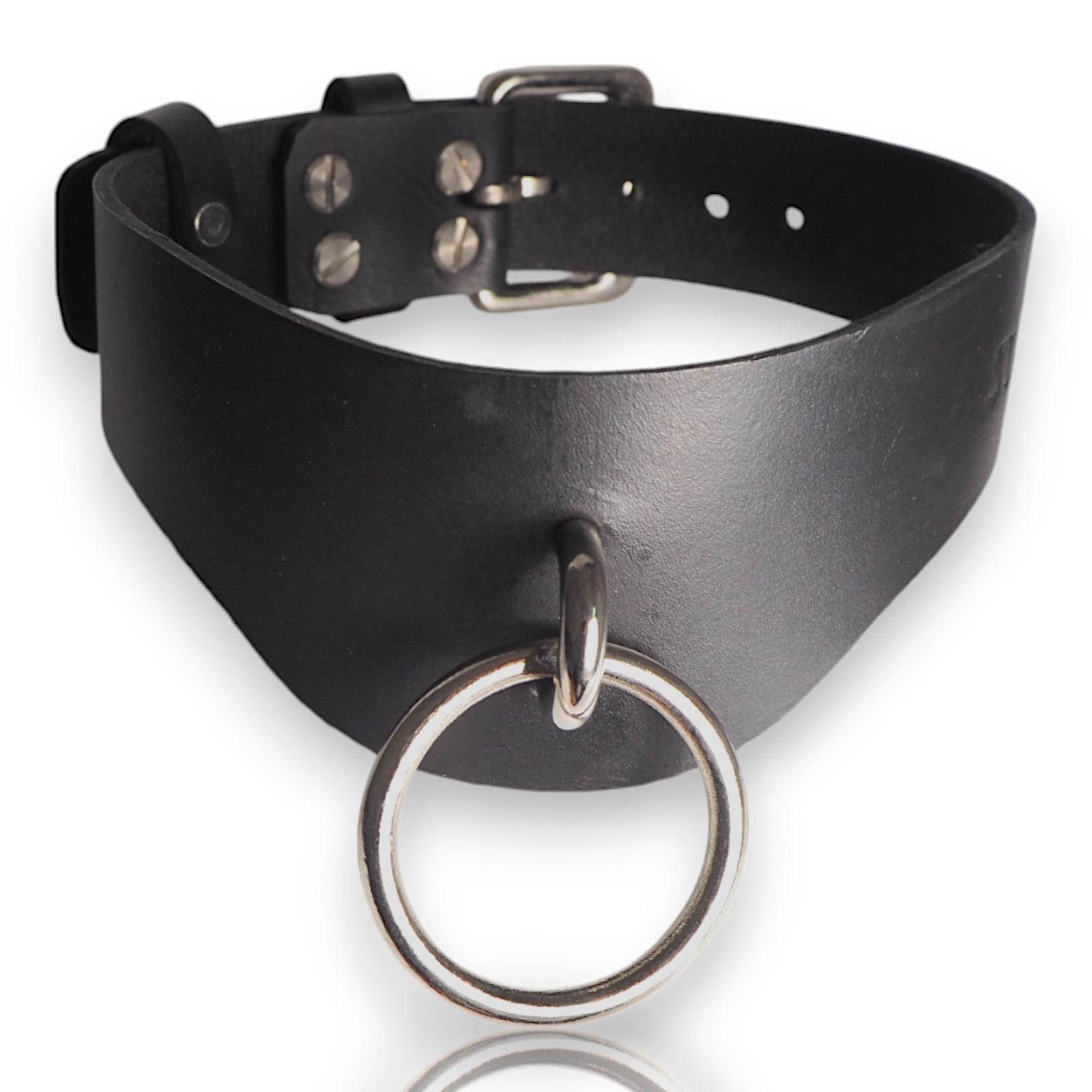 Rose Unisex Collar, genuine leather collar by Subculture