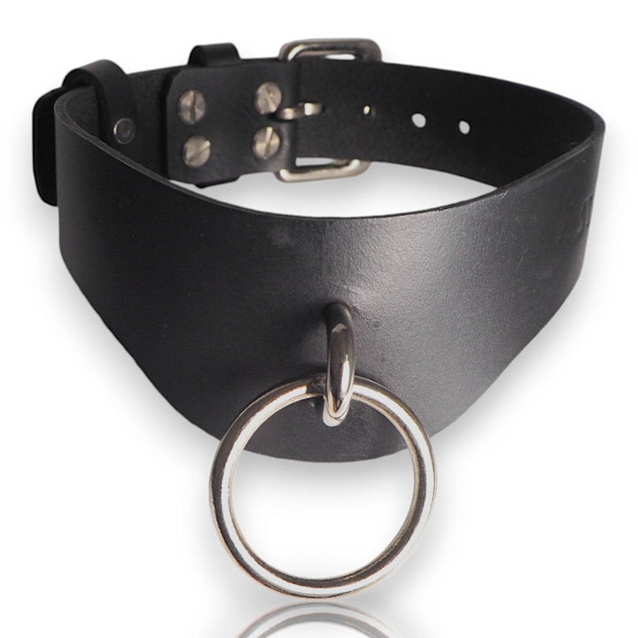 Rose Unisex Collar, genuine leather collar by Subculture