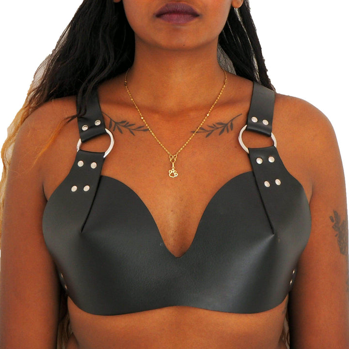 Subculture Leather Bralette, genuine leather bralette by Subculture