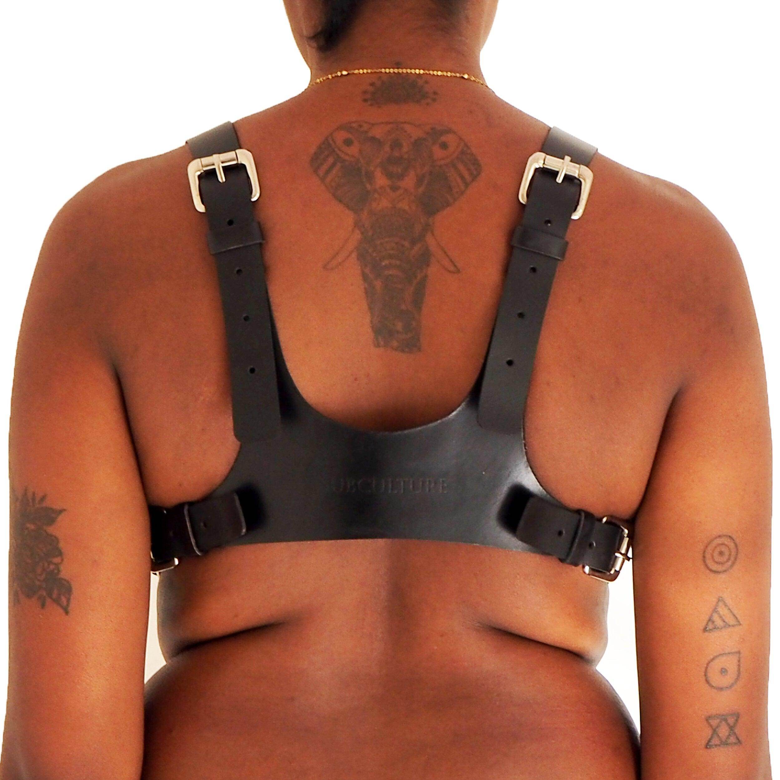Subculture Leather Bralette, genuine leather bralette by Subculture