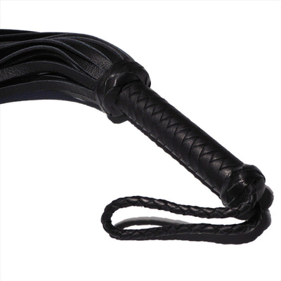 Subculture Flogger 101, genuine leather impact toy by Subculture, detail view
