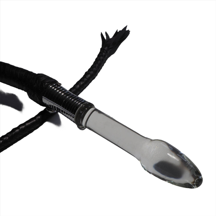 Kaali Naag Hunter, genuine leather fashion accessory by Subculture, detail view