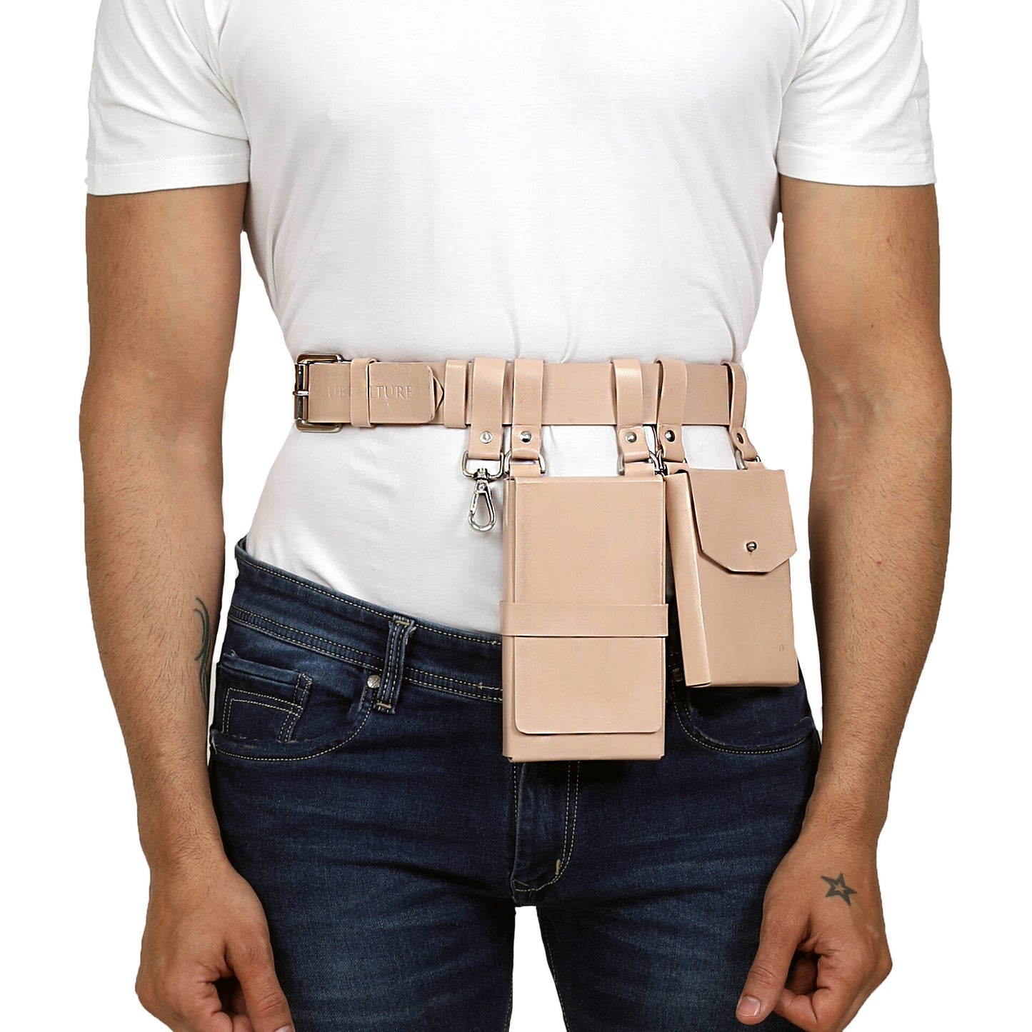 UTILITARIAN LEATHER BELT & BAG - Subculture