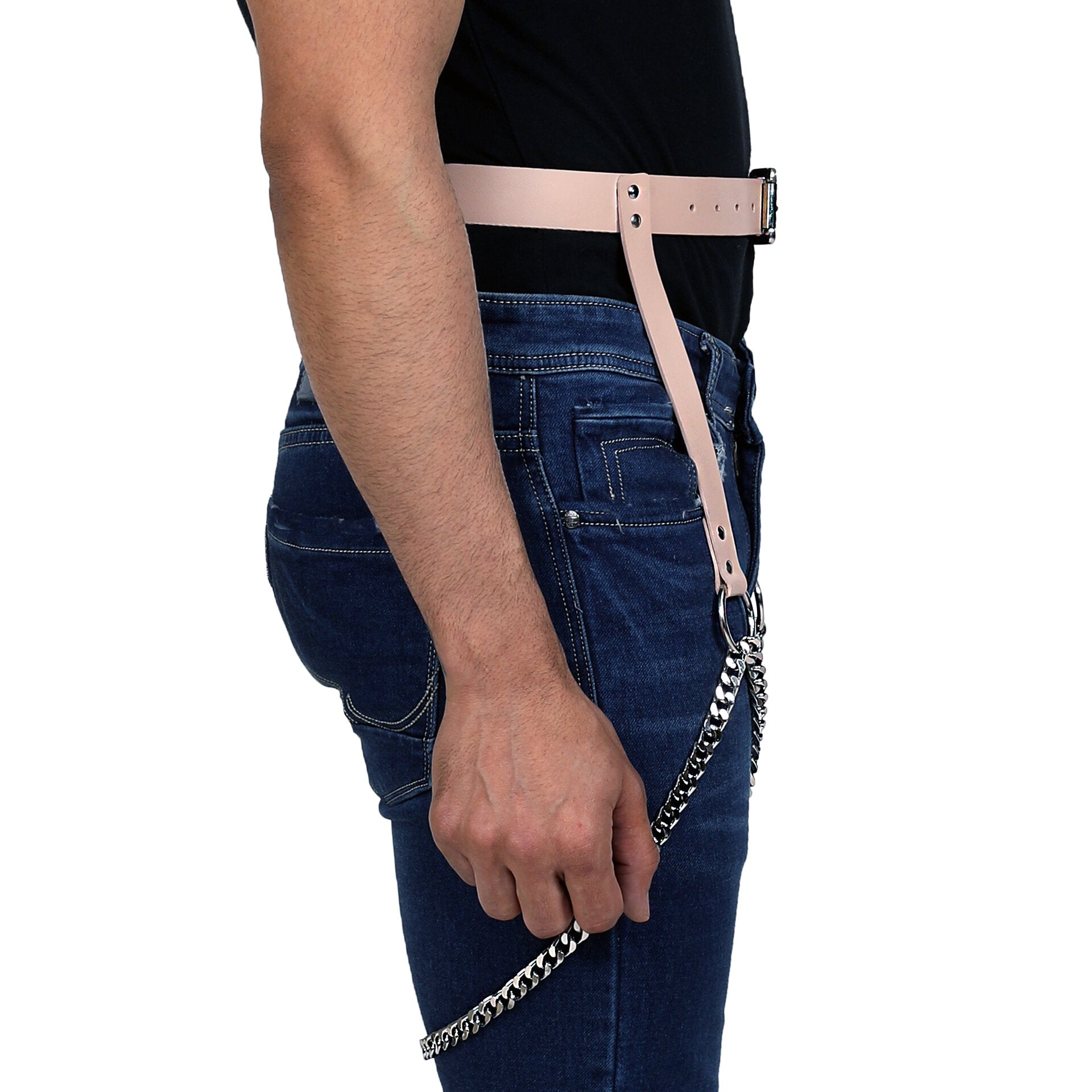 MENS THIGH CHAIN SUSPENDER - Subculture