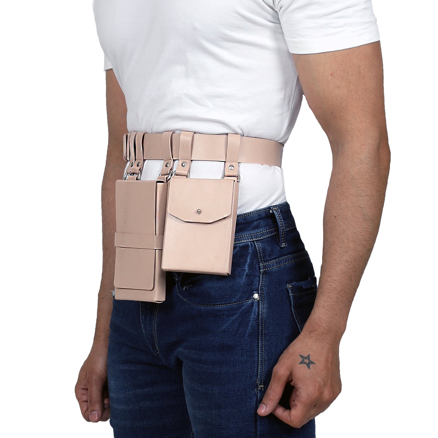 UTILITARIAN LEATHER BELT & BAG - Subculture