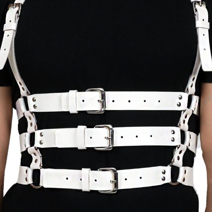 leather fashion fetish harness