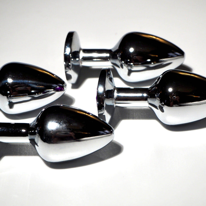 Subculture Metal Butt Plug, metal anal toy by Subculture, close-up