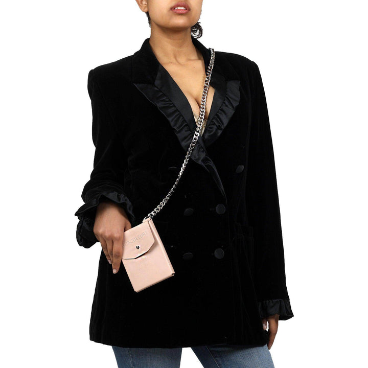 Cross Body Chain Pouch, metal pouch by Subculture, detail view