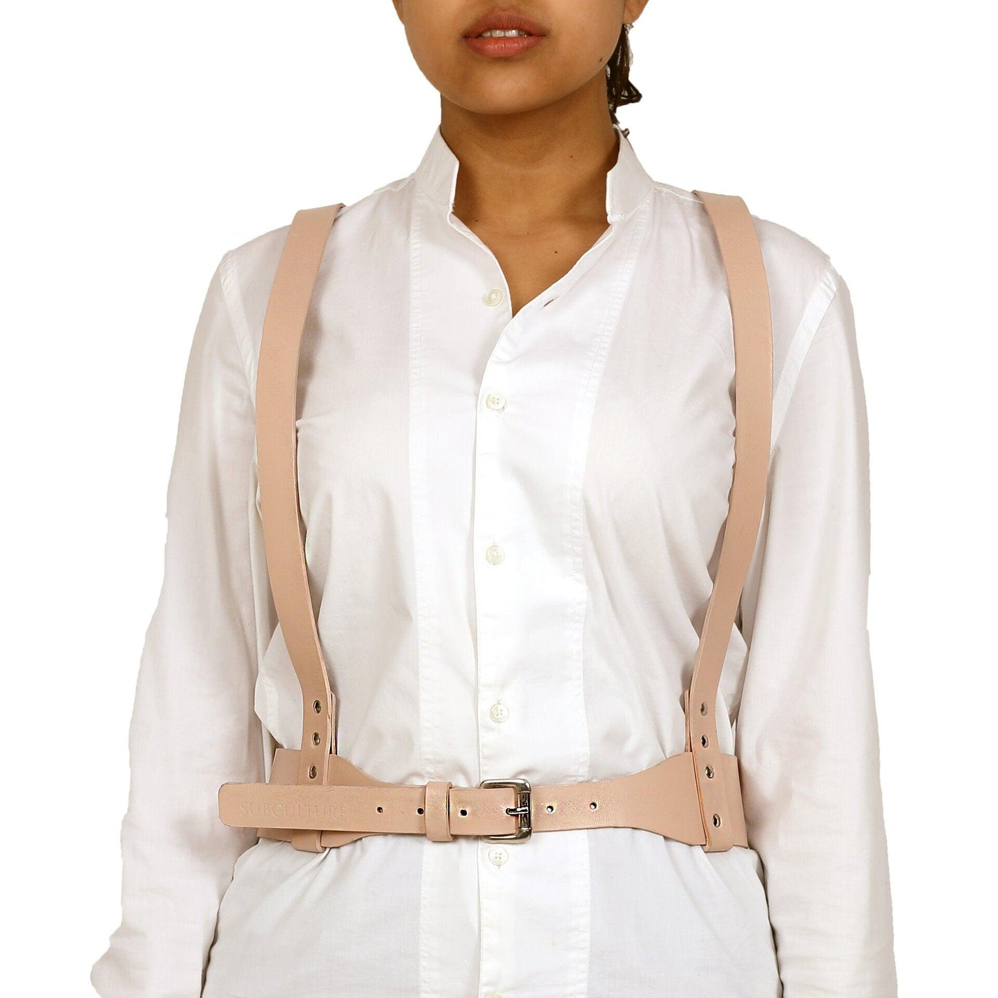 WOMENS LEATHER SHOULDER SUSPENDER HARNESS - Subculture